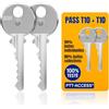 PTT-ACCESS | Pass PTT T10 - Passa ovunque per caselle di posta individuali e citofoni. (2)