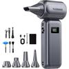 YUSMAN Soffiatore ad Aria Compressa Turbo da 350000 RPM, Soffiatore Elettrico ad Alte Prestazioni con Controllo Velocità 0~100 e Luce LED, Potenza Professionale per Auto, Elettronica e Outdoor