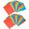 PH PandaHall 31 linguette divisori per raccoglitori numerici da 1 a 31 linguette divisori multicolore per raccoglitori a foglie sfuse in plastica per raccoglitori ad anelli 2/3/4/11 raccoglitori ad
