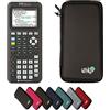 Texas Instruments TI-84 Plus CE-T Calcolatrice "Python Edition" con custodia protettiva di WYNGS nera, set base
