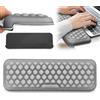 YNNHUDEEP Poggiapolsi a L per tastiera con memory foam, supporto ergonomico per braccio da scrivania per ufficio, home office e gaming, design a segmenti