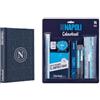 PRESTIGE & DELUXE Agenda compatibile con diario scuola Napoli Blu 2026-2027 F.to Standard 18x13 cm + Set scrittura 14 pezzi + portachiave squadra