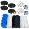 beaufan Confezione da 38 filtri per acquario, compatibili con filtri Fluval 306/307, include schiuma biologica, carbone attivo e anelli in ceramica (2 set di manutenzione)