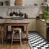 CREARREDA Tappeto Cucina in Vinile Passatoia Cucina Tappetino da Cucina Antiscivolo Lavabile con un Panno con Stampa 100% Made in Italy