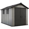 Casetta da Giardino Porta Attrezzi 230x350x242 cmin Duotech Keter Oakland 7511 Grigia