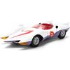 Jada Toys Speed Racer Mach 5 (1:32) - leggendario veicolo anime come modello di auto in metallo con porte apribili e dettagli interni, auto da collezione per fan e bambini dagli 8 anni in su