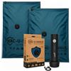 Lavatelli Vac-U-Shield 2 Sacchetti Salvaspazio + Pompa Sottovuoto viaggio, Blu 56x40