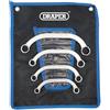 Draper 07210 - Set di 4 chiavi fisse a mezza luna