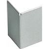 IRKA 1031-002 - Connettore angolare per bordi di prato e nastri per bordi - 1 mm - alluminio-zinco - per bordi di letti angolari - altezza 20 cm