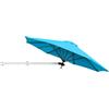 COSTWAY Ombrellone da Parete 250 cm, Ombrellone da Muro per Giardino con Angolo Regolabile, Parasole Esterno Pieghevole Anti UV, per Giardino, Balcone e Cortile (Turchese)