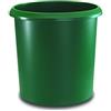 Läufer PASSATOIA Allrounder cestino rotondo Bidone delle immondizie con manico, plastica resistente, 18 L 18 l verde