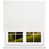 WELL HOME MOBILIARIO & DECORACIÓN Tenda avvolgibile traslucida liscia - bianca, 100 x 250 cm (larghezza x lunghezza)/dimensioni del tessuto 97 x 245 cm