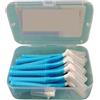ADRLOPFE Scovolini Dentali Spazzolino interdentale push-pull a forma di L da 20 pezzi/scatola(0.6mm)