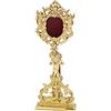 NKlaus reliquiario ostensorio casa altare ottone Luna apertura posteriore color oro lucido 7622