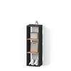 Livinity scaffale portaoggetti Ortello, Antracite/Rovere dorato, 30 x 90.5 cm