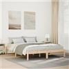 PUGYNBK Letto in legno massiccio extra lungo, 160 x 220 cm, senza materasso con rete a doghe e gambe stabili per un comfort ottimale e una lunga durata