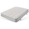Arhatreya Materasso a molle insacchettate a 7 zone, 140 x 200 cm, H3, altezza 15 cm, materasso ibrido in schiuma fredda, materasso ortopedico, portata fino a 280 kg, adatto per persone allergiche