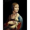 1art1 Leonardo da Vinci Poster Dama con L'Ermellino, ca. 1490 Stampa d'Arte 50x40 cm