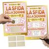 KAÏDENSÏ Gioco la Sfida 30 Anni Donna - Gratta e Scopri Compleanno, Design Rosa e Oro - 2 Volantini A5 Personalizzabili con Etichette Grattabili - Idea Regalo Originale 30 Anni