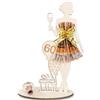 ARTREE Targa in legno per il 60° compleanno della donna, regalo di denaro, regalo di compleanno, libro degli ospiti, regalo personalizzabile, decorazione di compleanno, matrimonio, anniversario