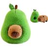 Realjoy Peluche Capibara, Peluche Avocado da 35 cm, Design Rimovibile, Simpatico Giocattolo per Ragazzi e Ragazze