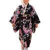 Generic Abito kimono per bambini, con stampa floreale, abito culturale per cosplay geisha, set kimono, per bambini da 2 a 10 anni, studenti, compleanno, palcoscenico, cosplay, feste