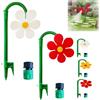 Generic Crazy Daisy - Irrigatore d'acqua Crazy Dancing Flower, divertente palo di girasole rotante a 360° con adattatore, irrigatori spruzzatori per irrigazione del prato, per irrigazione del giardino, cani e