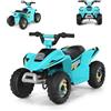 SOARS Auto elettrica per bambini, Quad elettrico per bambini ATV 6V, camminata anteriore/posteriore, sedile ergonomico, ruote antiscivolo, caricatore incluso, carico 30 kg, per ragazzi e ragazze 3