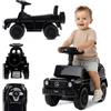 sun baby Macchinina Cavalcabile per Bambini Mercedes Benz G, Macchina a spinta da 12 mesi, Volante con suono, cassetto portaoggetti, ruota di scorta finta (Nero)