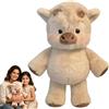 heofonm Peluche Che Corre, Running Plushie, Mucca Cinghiale Procione Pecora, Adorabile Animale Peluche 45cm, Cuscino Morbido Anti Stress per Bambini e Adulti (#D)