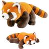 SKIKHN Panda Rosso Peluche, 30cm Panda Rossos Pupazzo, Peluche Pandaes Rossoes, Pandas Rosso Giocattolo, Simpatico Peluches Pandas Rossos Farcito, Kawaii Peluches Regalo di Natale