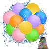 Smasiagon Palloncini D'acqua Riutilizzabili, 12 Pezzi Bombe Acqua Magnetiche Ricaricabili, Facile da Riempire e Autosigillante per Estivi Piscina Spiaggia Giardino Palloncini Gioco per Bambini e adulti