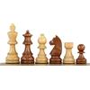 Sunrise Chess & Games Eleganti scacchi all'alba, Sunrise Chess & Games Pezzi degli scacchi tedeschi Timeless da 3,5 pollici in acacia/bosso con regine aggiuntive