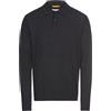 Camel Active Polo da Uomo Leggera a Maniche Lunghe in Puro Cotone, Blu Navy, M