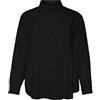 VERO MODA CURVE VMCMYMILO LS Shirt Wvn GA Noos Cur, Nero, 54