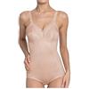 Triumph - Body Modellante Senza Ferretto - Doreen Cotton 01 BS - Taglia 3 Coppa B - Colore Nudo