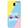 dakanna Custodia per Samsung Galaxy J5 2017 | Occhiali da Sole Estivi | Cover in Gel di Silicone TPU Morbido di Alta qualità Trasparente