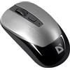 Defender® Wave Mouse Senza Fili - 2.4GHz Wireless Tasti Silenziosi 1600DPI, Sensore Ottico, Ergonomico, Ultraleggero 50g, Piedini scorrevoli PTFE, Design Simmetrico, Grigio, per PC, laptop, ufficio