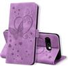 CASAFUNY Custodia per Google Pixel 10a, Cover in Pelle Protettiva Portafoglio Magnetica Flip Case Libro per Google Pixel 10a, Viola