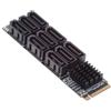 chenyang Adattatore per scheda di espansione da M.2 a SATA 3.0, da PCIe 3.0 a SATA III, 6 Gbit/s, con spia intelligente