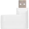 LiTaiJingNice Sdoppiatore per porta USB, hub USB per porte hub USB del computer portatile, mini hub USB 2.0 ruotabile, adattatore hub per PC, notebook, laptop (bianco)