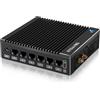 Sharevdi Mini-PC firewall senza ventola con Intel N3710 4C/4T, 6x Intel i226 LAN, router per gateway di rete, testato con PF-Sense/OPN-SENSE,HD/Type-C/SIM/TF/Wi-Fi (8 GB di RAM, SSD da 240 GB)