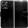 KEJI Cover Custodia per Honor X5C Plus, Cover Custodiaa Libro in Pelle Portafoglio con Supporto Flip Caso Supporto Stand Chiusura Magnetica Honor X5C Plus, Elegante (nero)