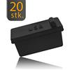innoGadgets innoGadget® 20x Spina di Protezione dalla Polvere Tipo USB-A per PC, UVM. | Spina per la Polvere USB-A, Protezione dalla Polvere | Spina per la Polvere in Silicone | Nero