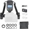 GODOX MF-T76C TTL Doppia testa del flash macro flash 2.4G wireless GN22.4, 550 flash, tempo di ricarica del flash 1,2 s con anello di montaggio, diffusore per fotocamera Canon, insetti, alimenti