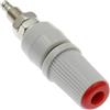 HBSSLSS Presa a banana ad alta corrente 30A Terminale in rame puro M5 * 45 Spina a da 5 mm di messa a terra terminale 4(Red)