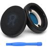 MMOBIEL Cuscinetti Auricolari di Ricambio per Jabra Evolve2 65/40 / Elithe 45H Wireless Cuffie di MMOBIEL - Cuscinetti Gel Raffreddante - Padiglioni Cuffie - Nero