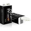 CITYORK Batteria Ricaricabile USB da 9 V, 1200 mAh, ad alta Capacità, 6F22, Agli Ioni di litio, per Allarmi Antifumo, Chitarra, Fotocamere, Telecomandi Giocattolo, Microfoni (Confezione da 2)