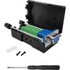 iYueMps DB15 VGA Adattatore terminale femmina a 15 pin a 3 file Adattatore breakout D-SUB RS-232 da seriale a 15 pin senza saldatura con accessori per custodia
