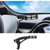 KUNGKIC Supporto Auto per Telefono Regolabile Compatibile con Mini Cooper F54 F55 F56 F57 2021 2022 2023 Accessorio per Interni 360° Rotazione Lega di Alluminio ABS (Grigio Jack)